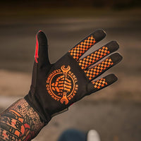 Thumbnail for Orange Flames Lightweight Gloves
