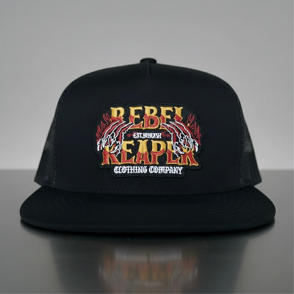 Claw Marks - Black SnapBack Trucker Hat