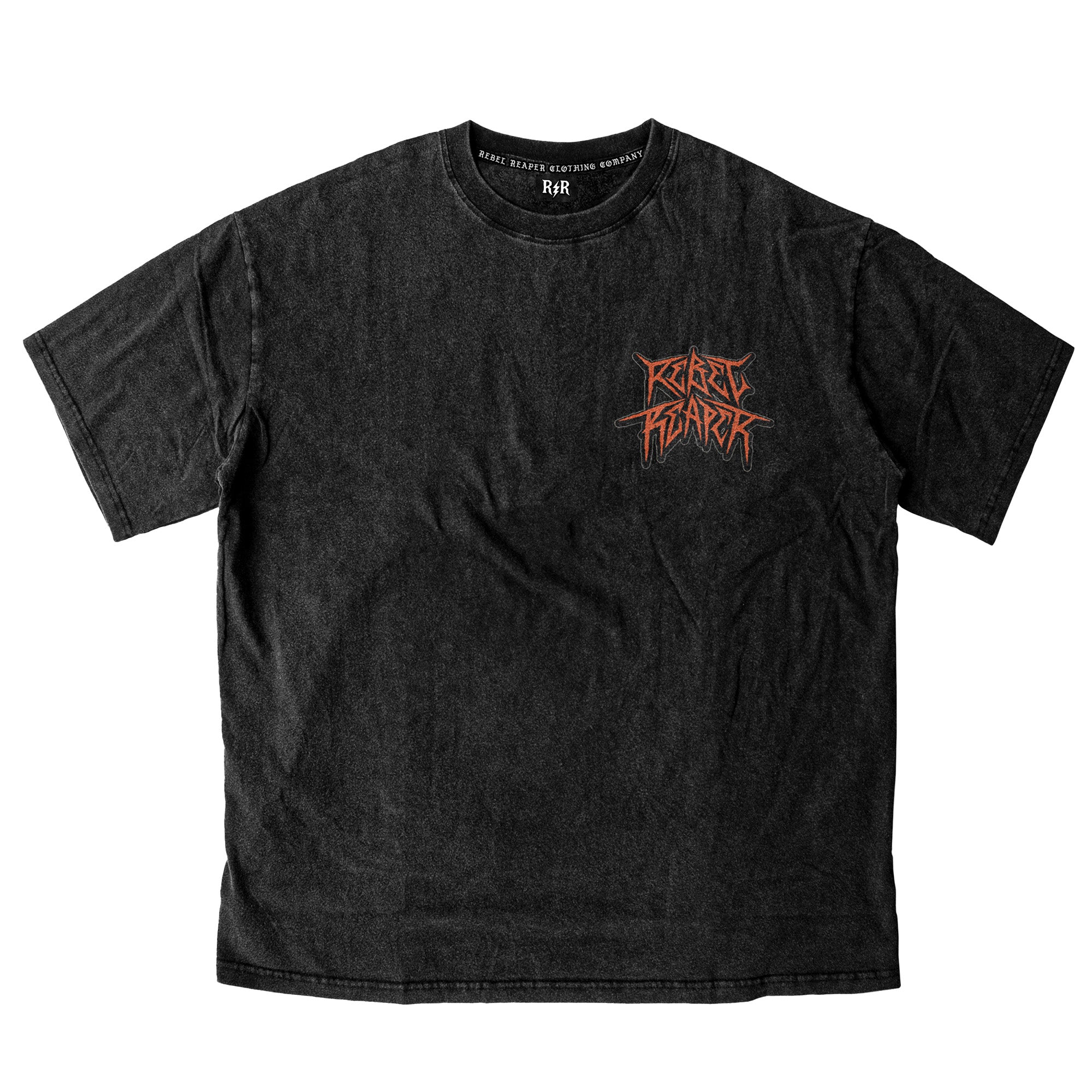 Ride or Die Reaper T-Shirt - Vintage Washed Black