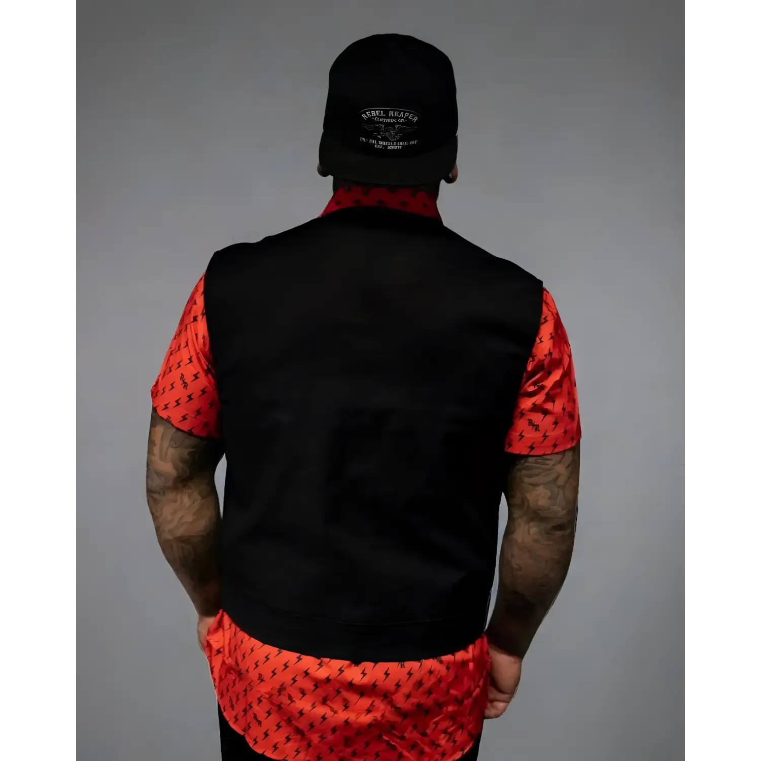 The Covert Vest Black Denim