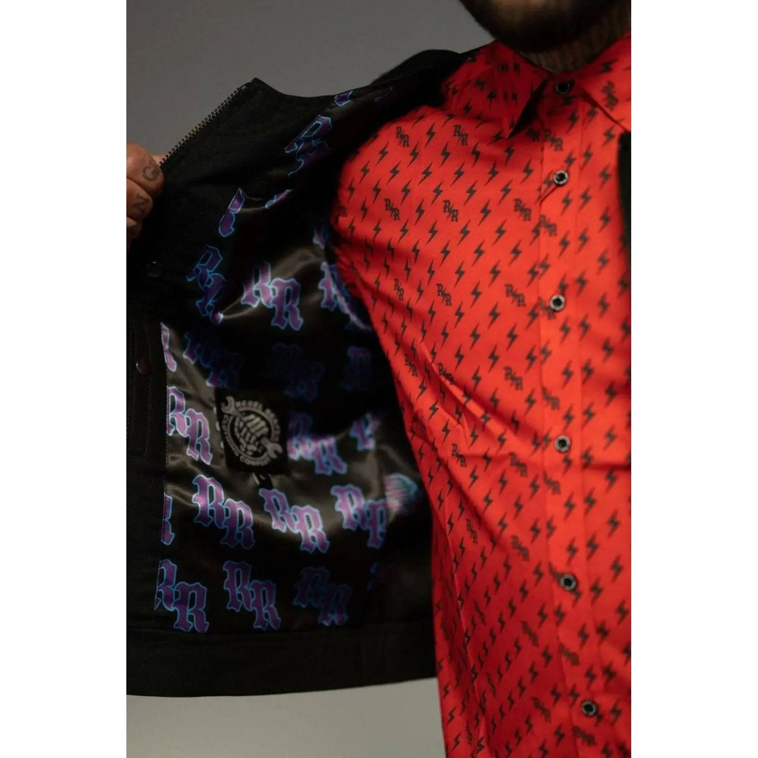 The Covert Vest Black Denim