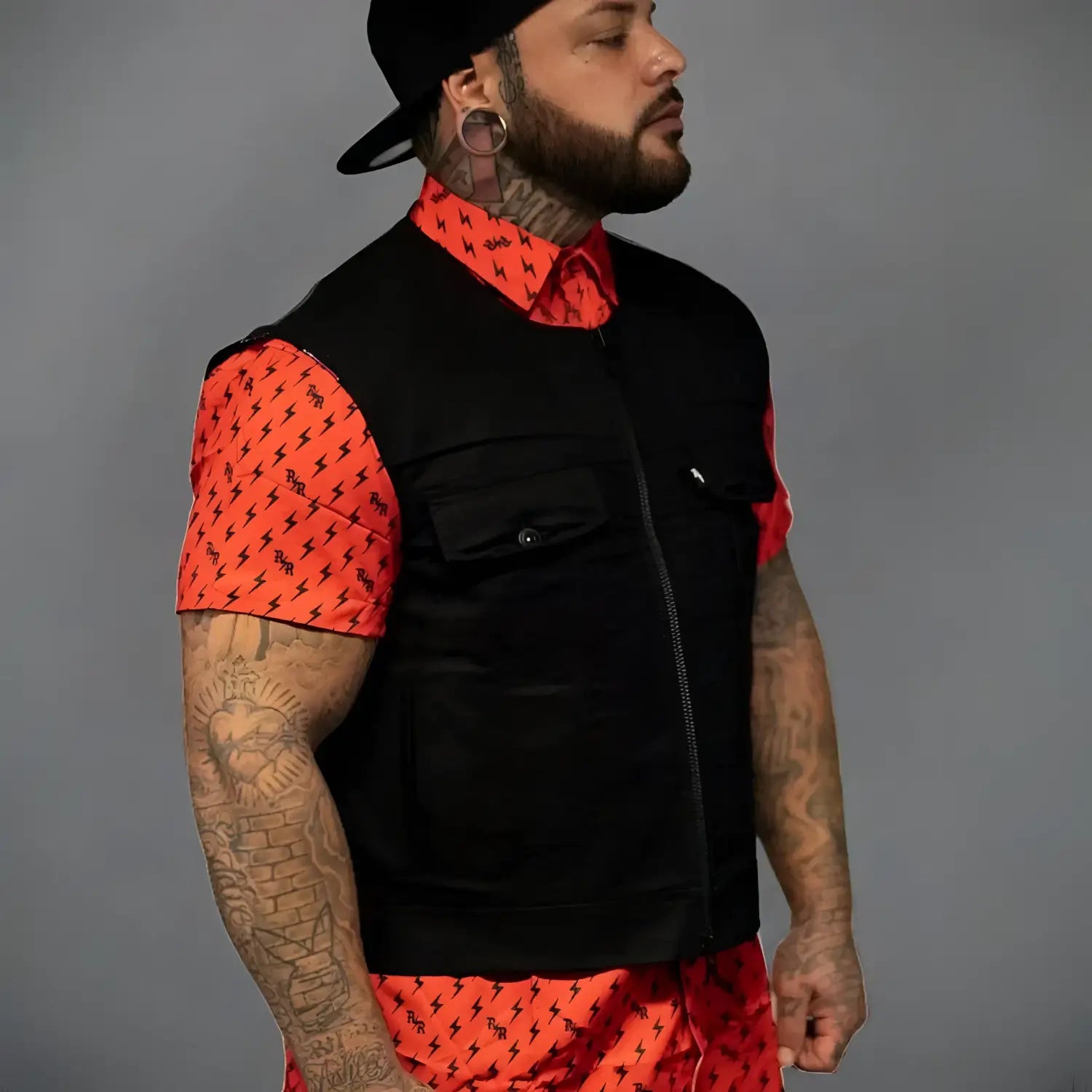 The Covert Vest Black Denim