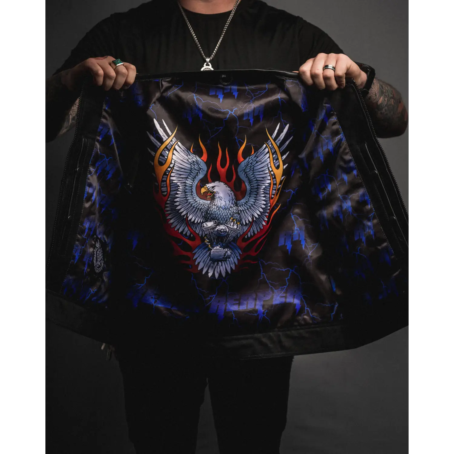 Dog Town Collared Charcoal Denim Vest - Rebel Reaper Clothing Company