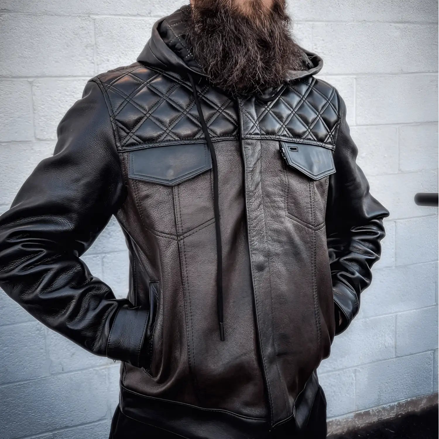 Harvester of Sorrow Leather Jacket - Rebel Reaper Clothing Company