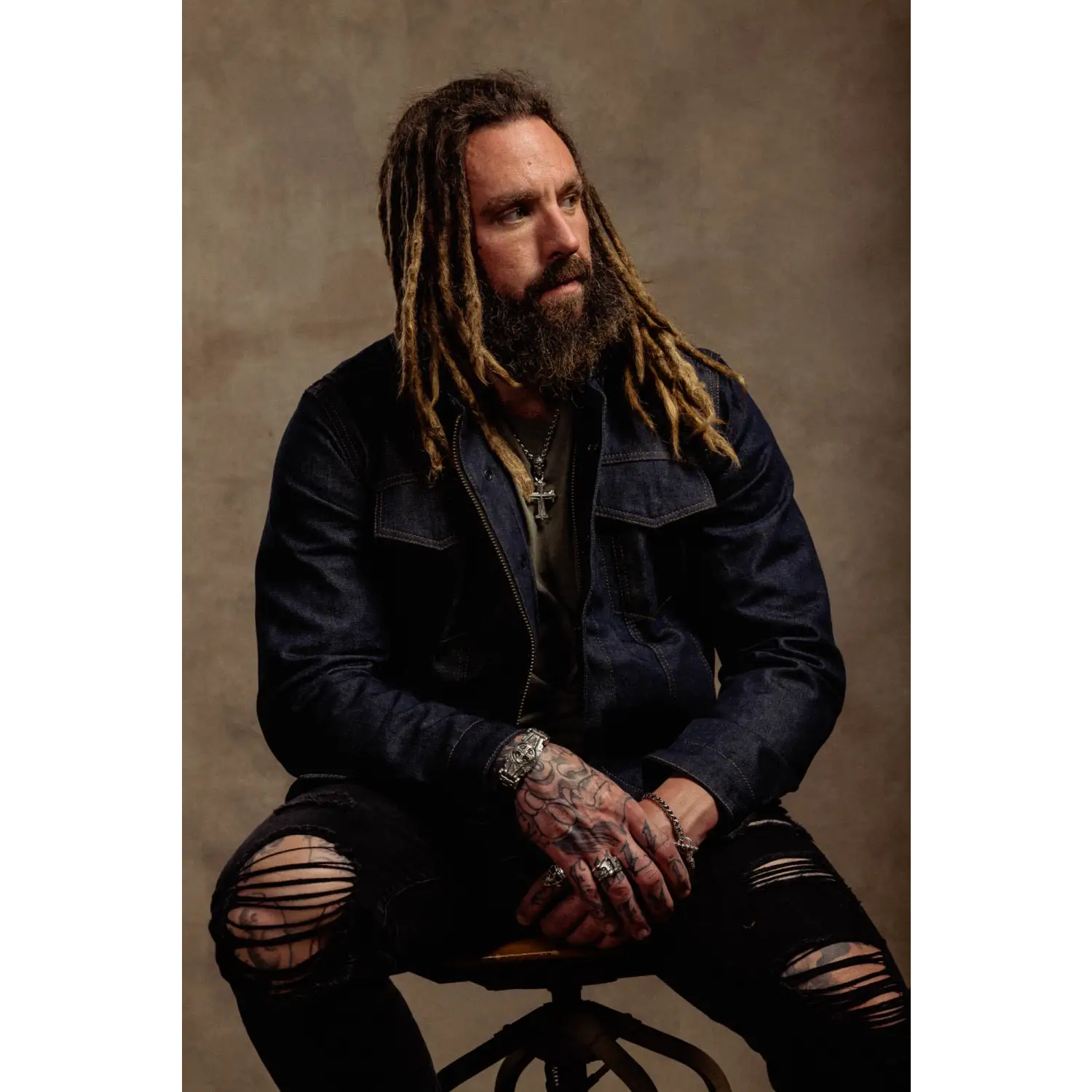 Indigo Blue Denim Trucker Jacket - S - Jacket