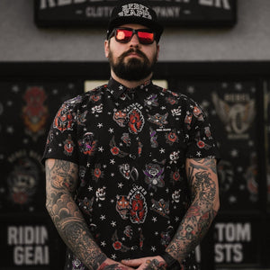 Mens Button Up Shirts - Rebel Reaper Clothing Company