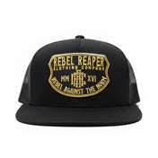 Gold Badge “RATN” - Black SnapBack Trucker Hat