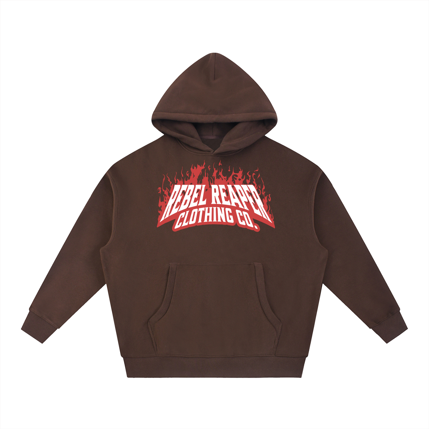 In Flames Oversized Fleece Hoodie