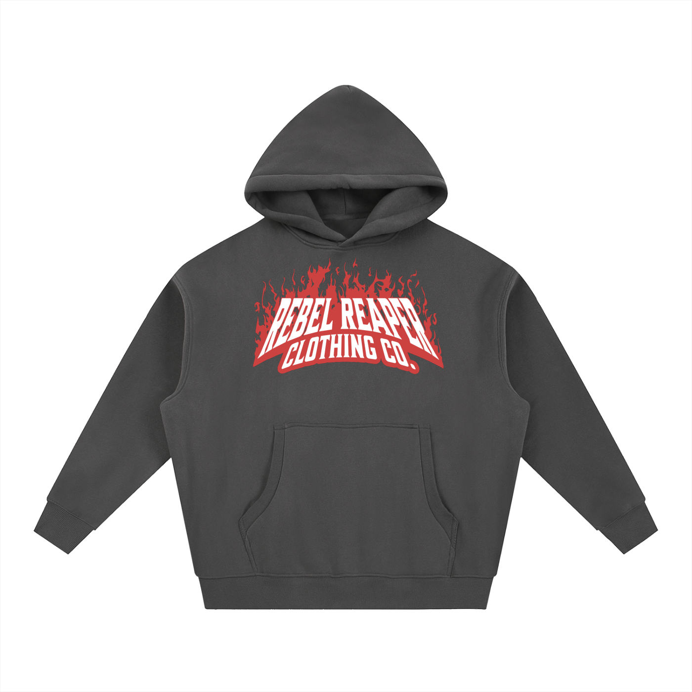 In Flames Oversized Fleece Hoodie