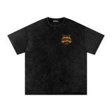 Flame Logo Heavyweight Oversized Tee | Vintage Wash