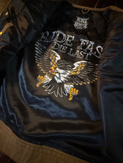 The CREAM Tan Canvas Vest - Collarless