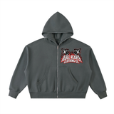 True To This - Fleeced Full-Face Zip Premium Limited Boxy Hoodie