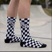 Checkered Crew Socks