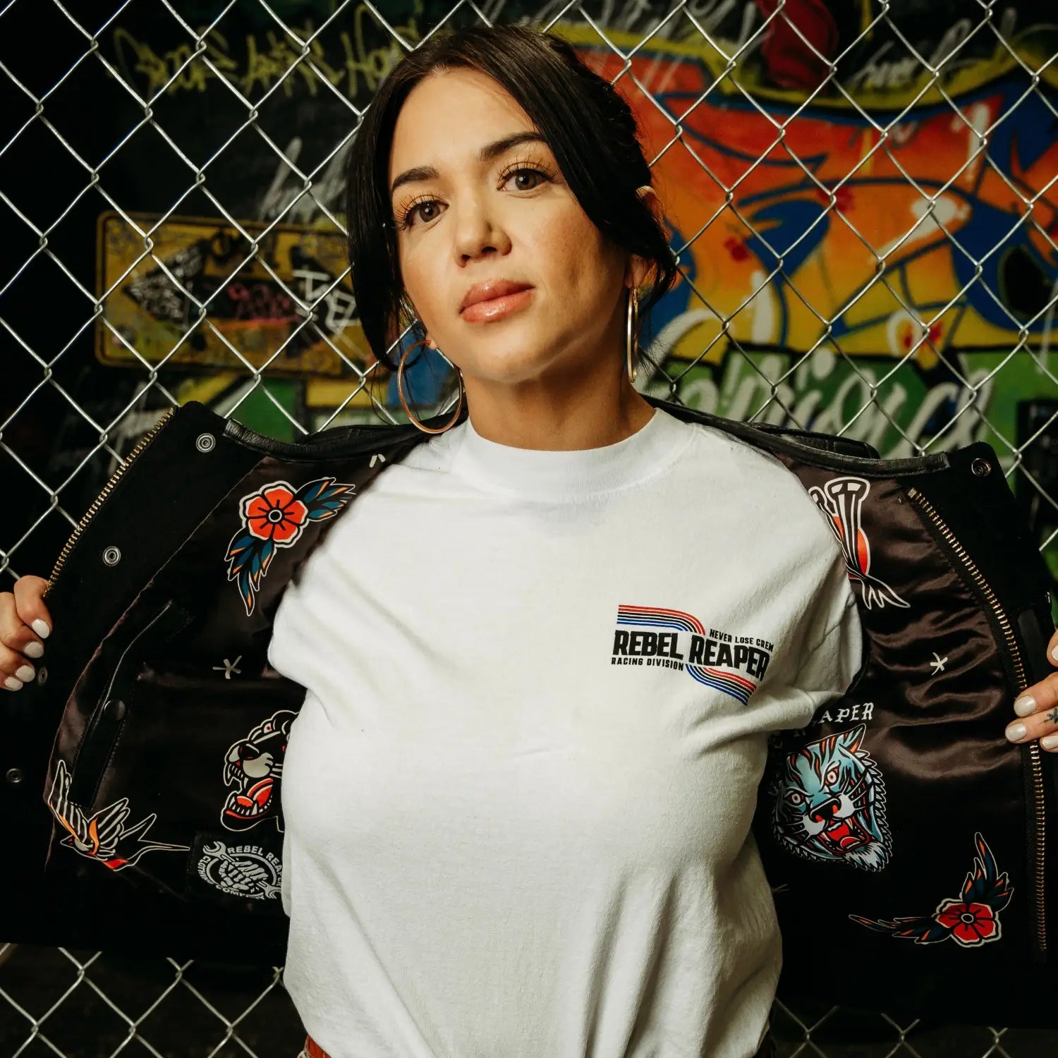 AMF Classic Tee | White - Rebel Reaper Clothing Company