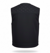 The Death's Clutch Black Denim Vest | Short Torso