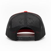 Devil Logo - Red / Black Trucker Snapback Hat