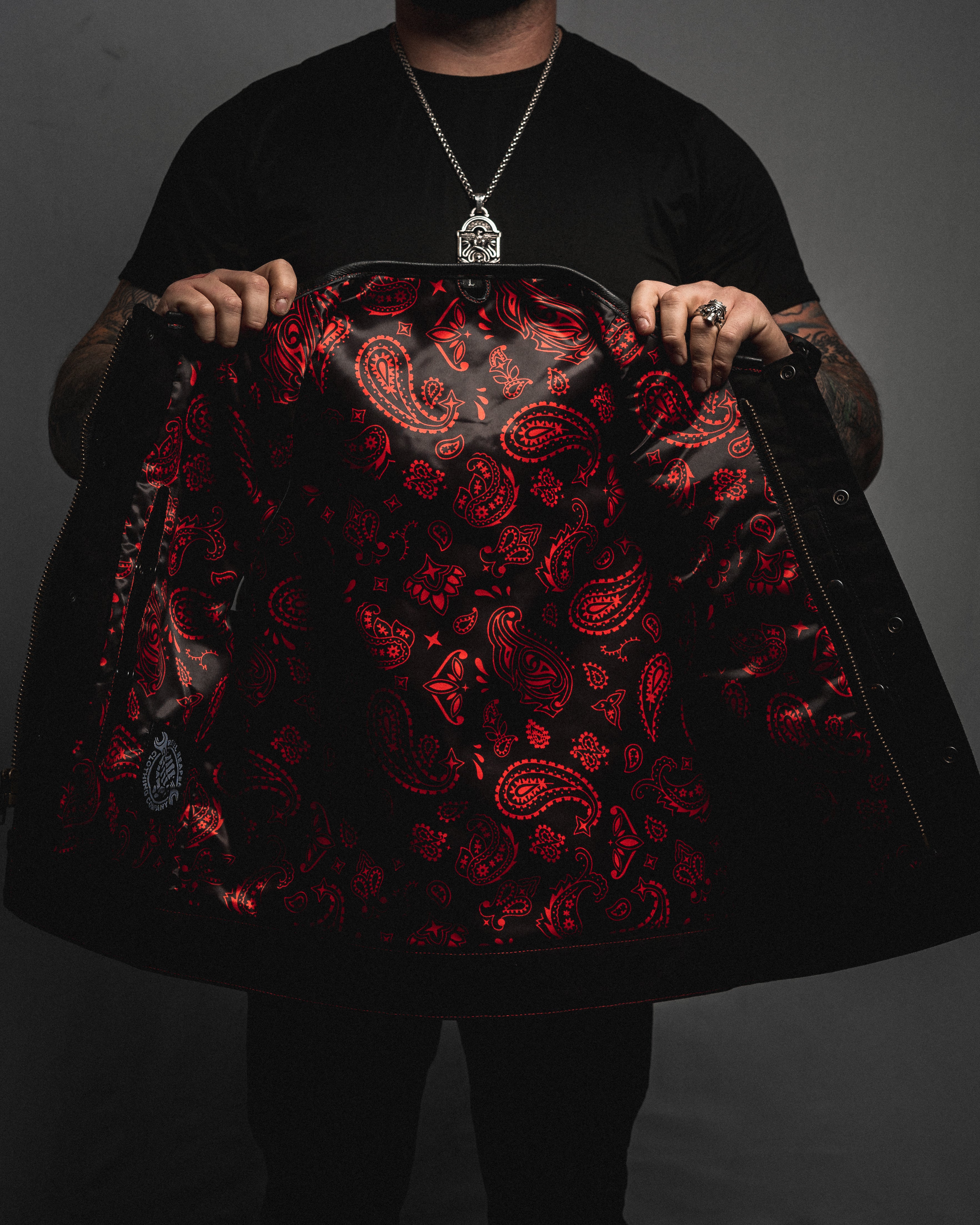 The Nocturnal Black Denim Vest | Short Torso