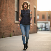 The Rogue Vixen Indigo Blue Denim Vest | Womens
