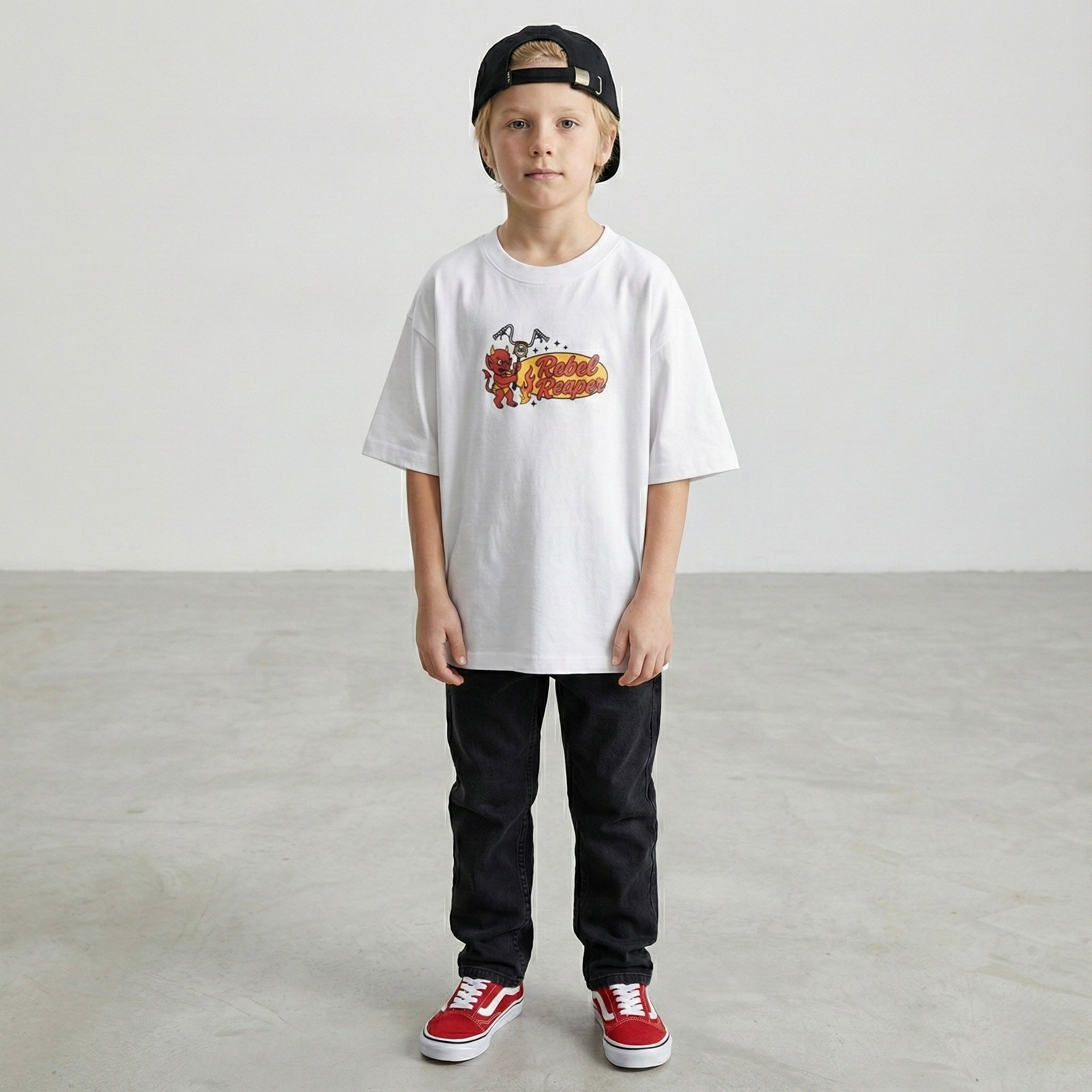 Kids Tee Lil’ Devil - White