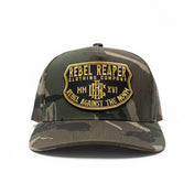 Gold Badge “RATN” - RipStop Camo Snapback Hat