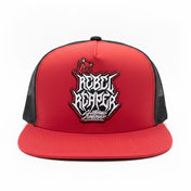 Devil Logo - Red / Black Trucker Snapback Hat
