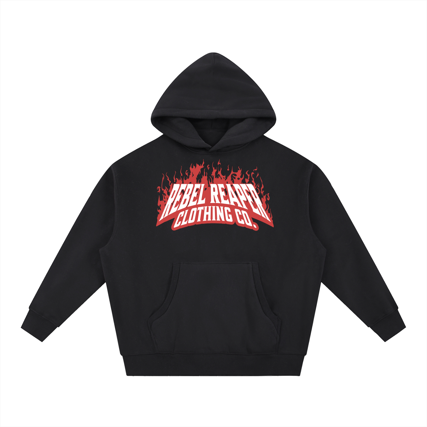 In Flames Oversized Fleece Hoodie
