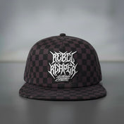 Logo - Black & Grey Checkered Snapback Hat