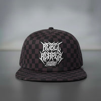 Logo - Black & Grey Checkered Snapback Hat