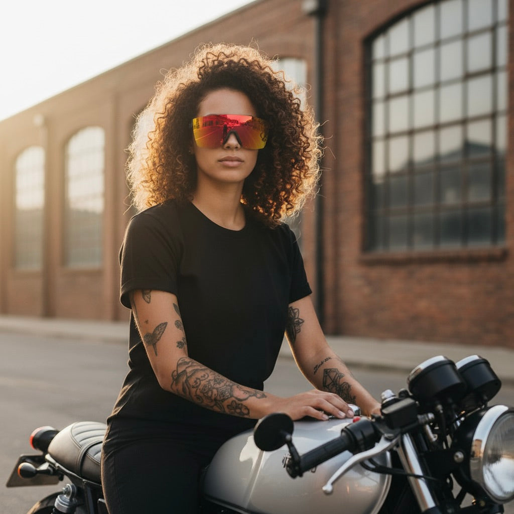 Performance Full Frame Hogan Sunglasses - Red