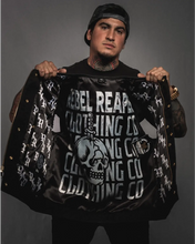 The Menace Black Canvas Vest | Collarless | Standard Length