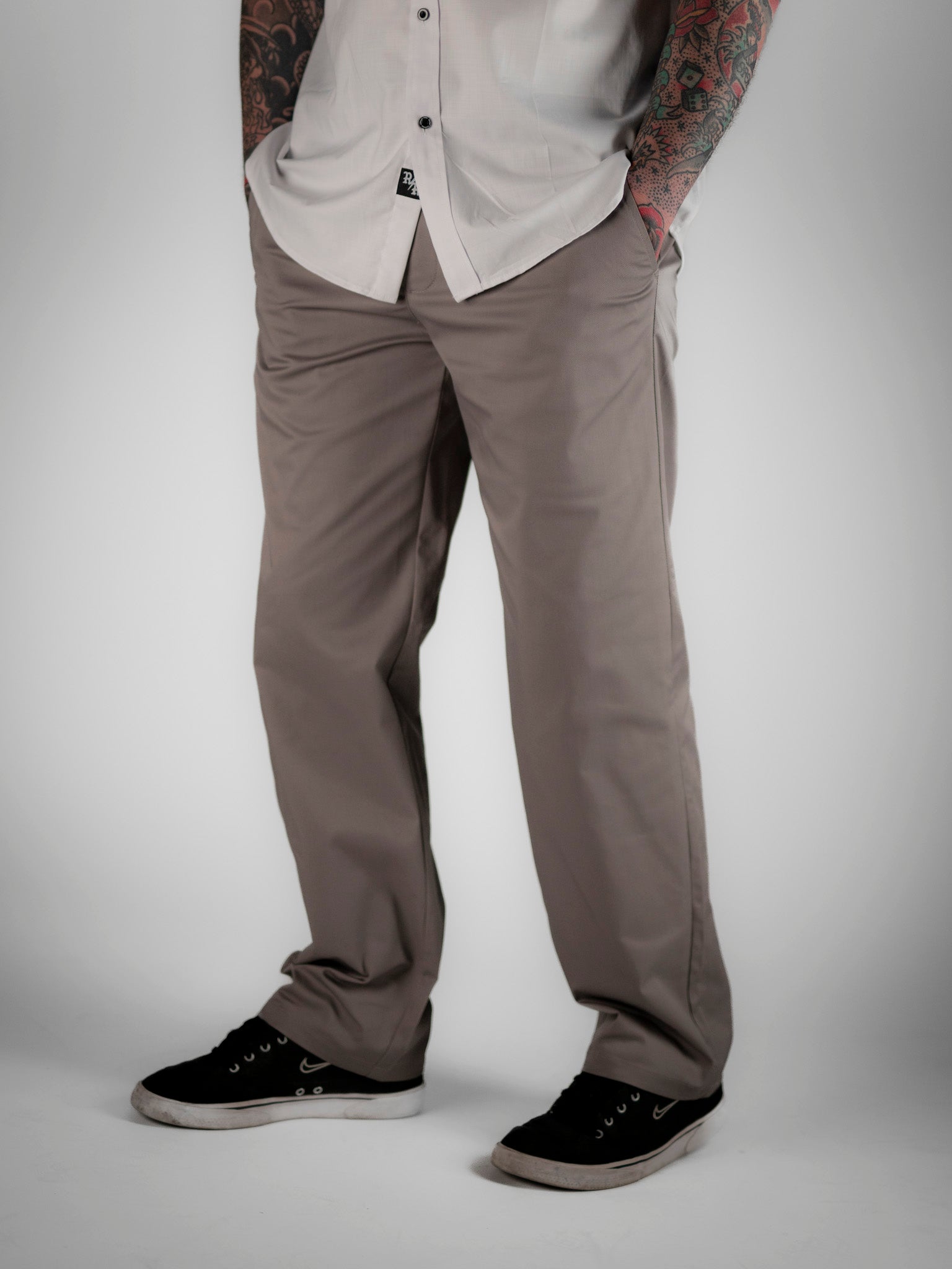 Chino Pants Grey - Rebel Reaper Clothing Company