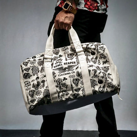Tattoo Flash Duffle Bag V3 - White (Pre-Order)