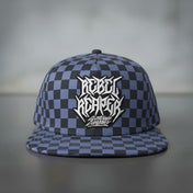 Logo - Slate Blue Checkered Snapback Hat