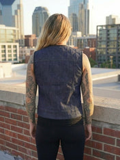 The Rogue Vixen Indigo Blue Denim Vest | Womens