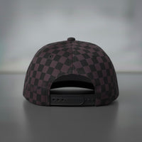 Logo - Black & Grey Checkered Snapback Hat