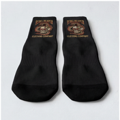 Black Serpent Skull Crew Socks