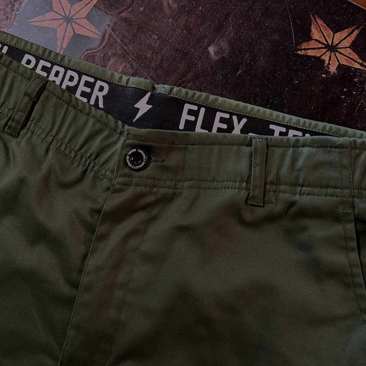 Green Chino Pants - Chino Pants - Rebel Reaper Clothing Company