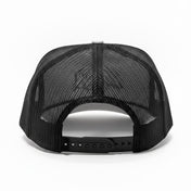 Logo Trucker - White / Black Rope / Black Mesh Snapback Hat