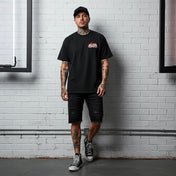 Flame Iconic Logo - Heavyweight Vintage Washed T-Shirt