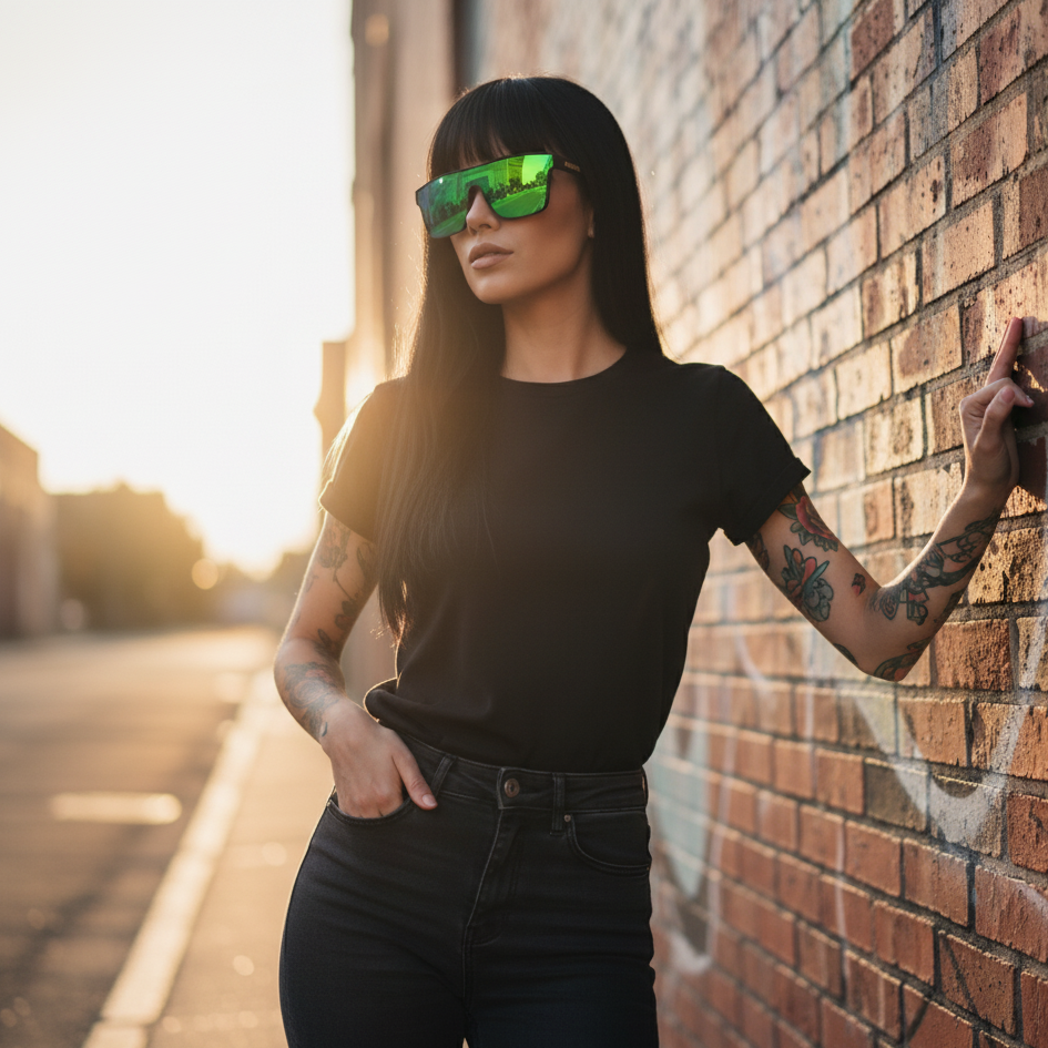 Party Shades Sunglasses - Green