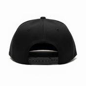 Black baseball cap on a white background