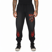 Reaper Flames Vintage Washed Fleece Jogger Sweatpants