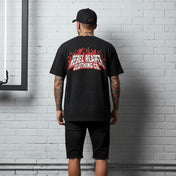 Flame Iconic Logo - Heavyweight Vintage Washed T-Shirt