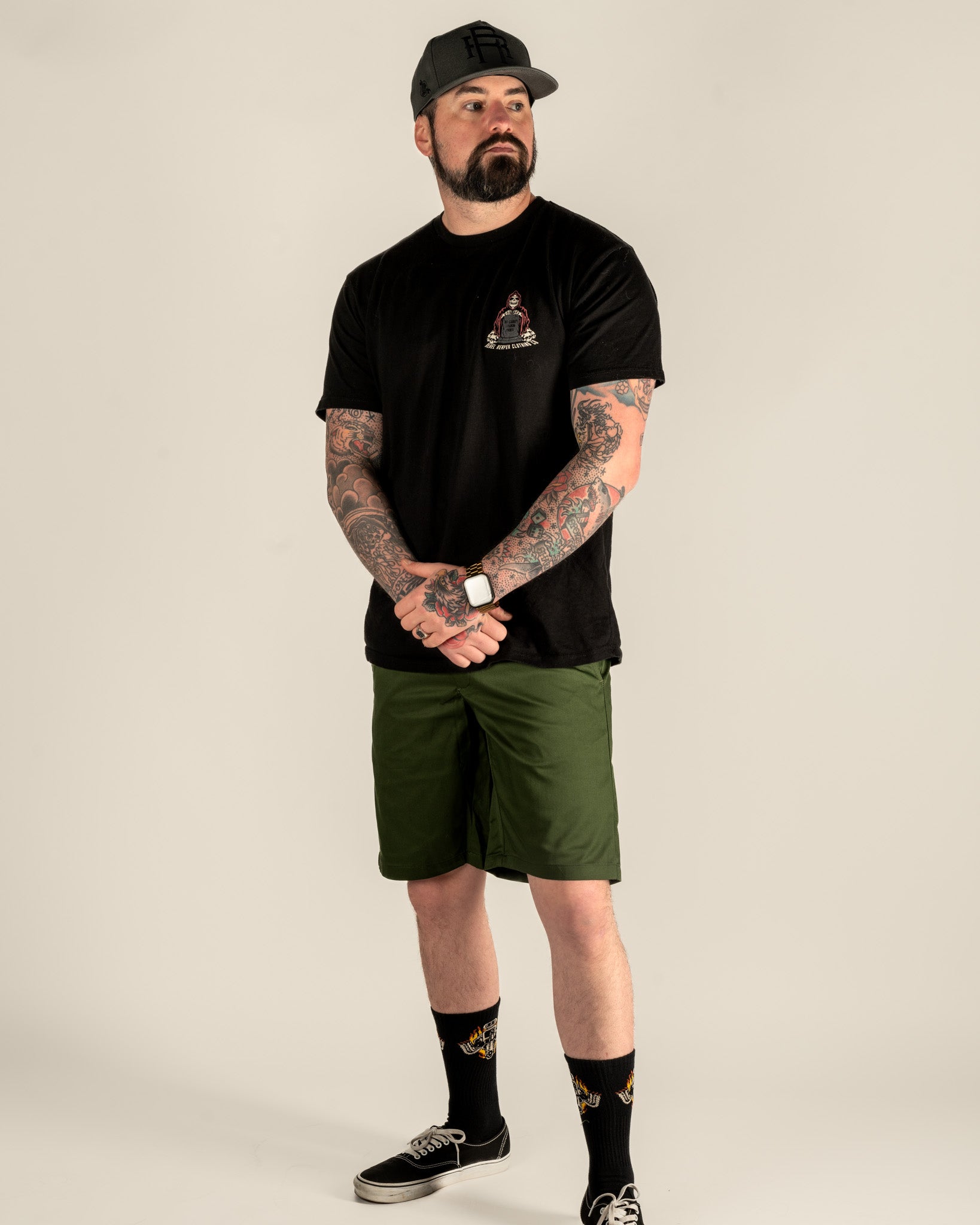 Chino Shorts | Forest Green
