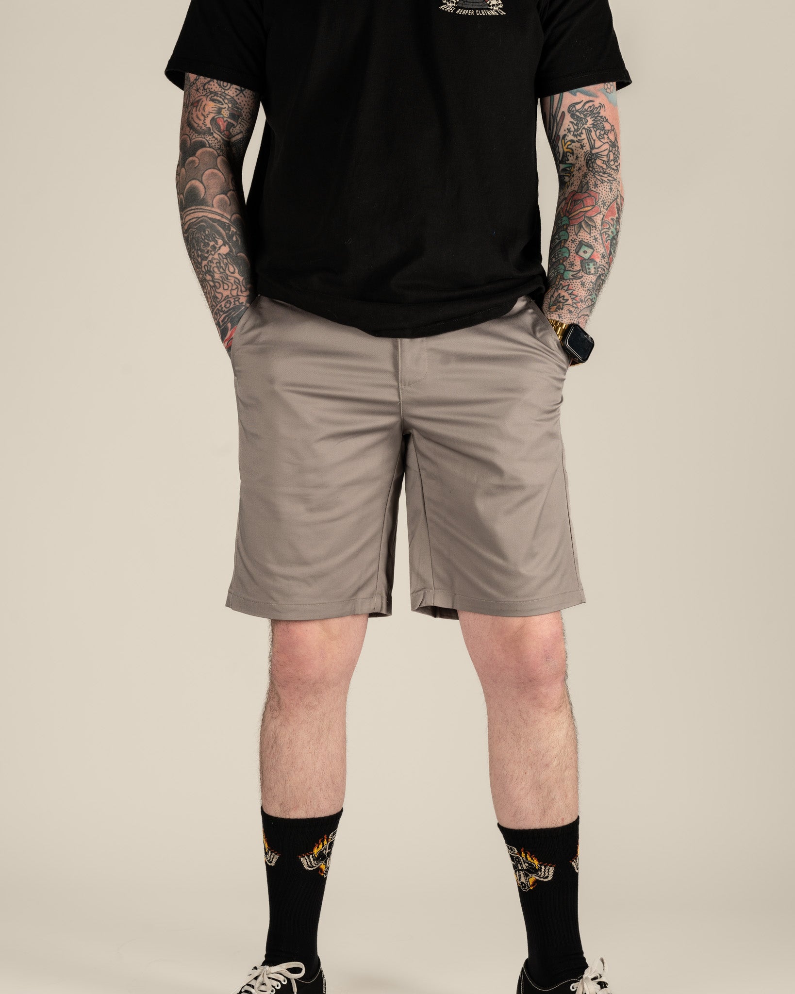 Chino Shorts | Gray