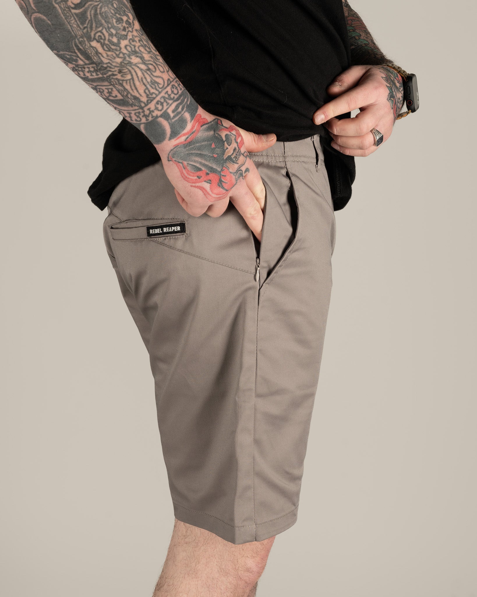 Chino Shorts | Gray