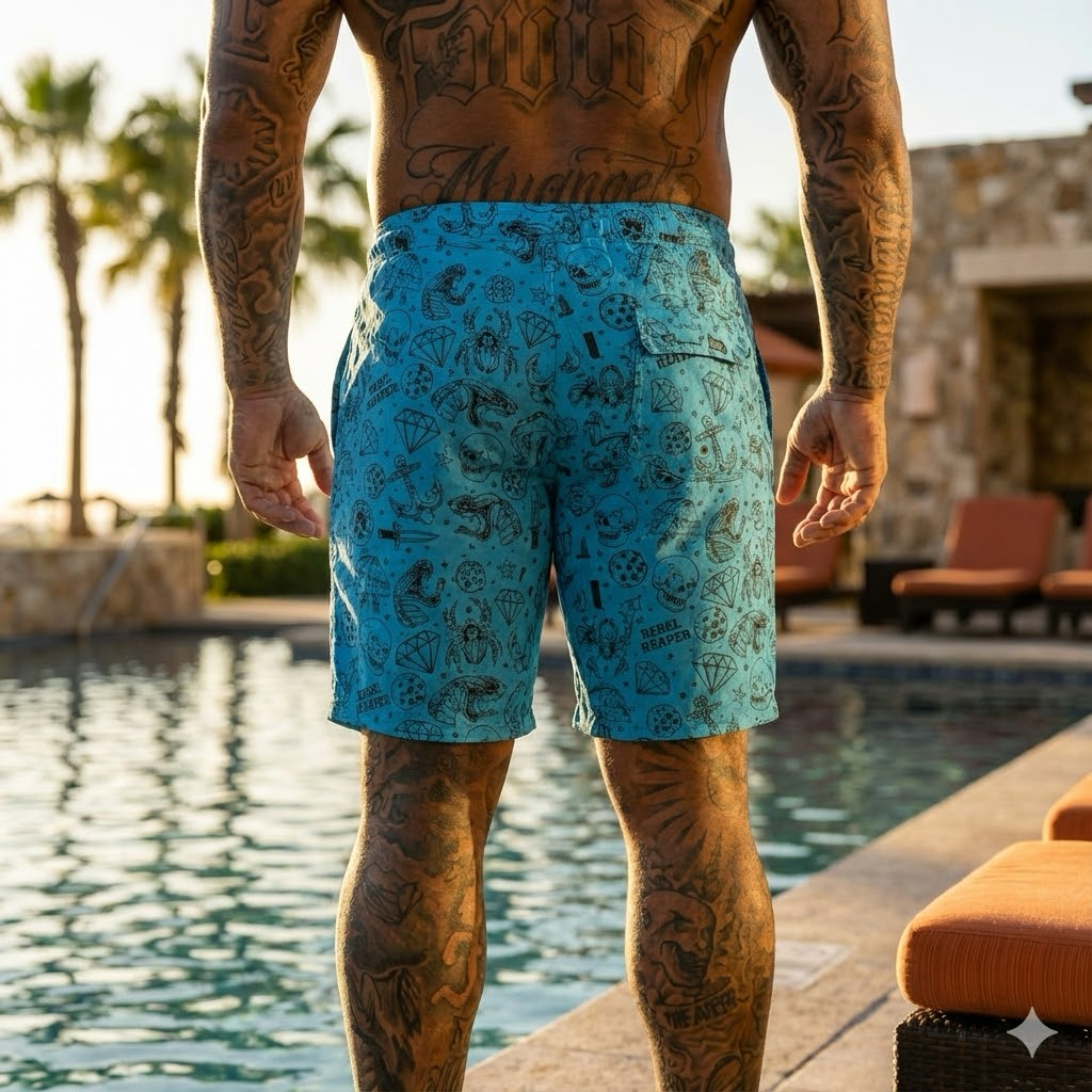 Tattoo Flash Boardshorts