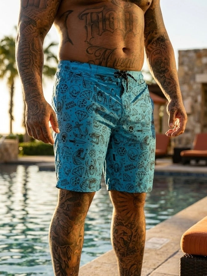 Tattoo Flash Boardshorts