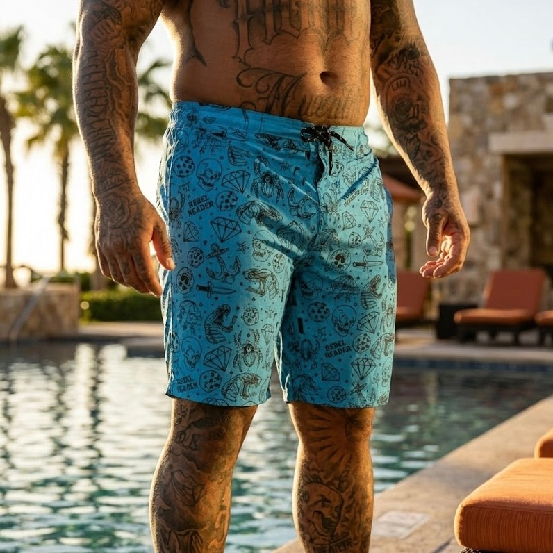 Tattoo Flash Boardshorts