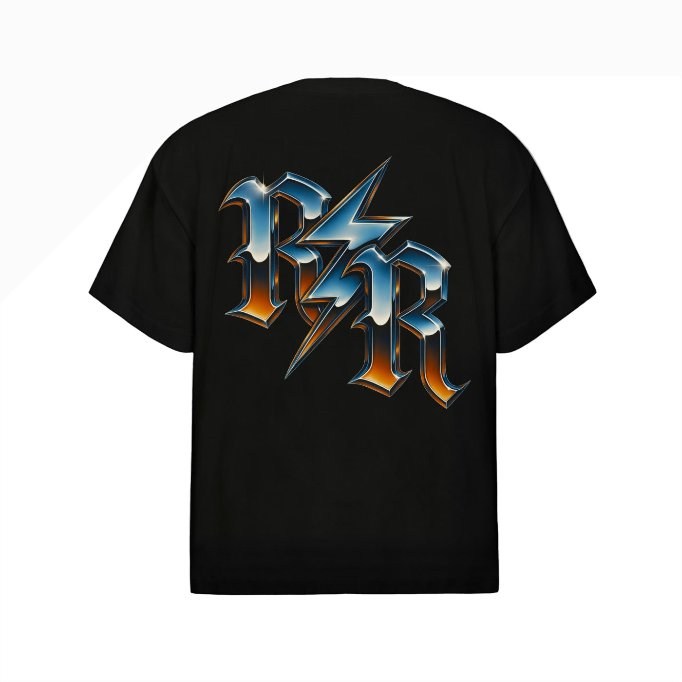 Chrome Bolt Logo - Oversized Street Essential T-Shirt